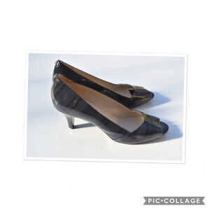 Calvin Klein Parisa peep toe pumps